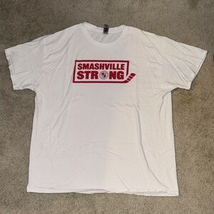 Gildan White Smashville Strong Tee